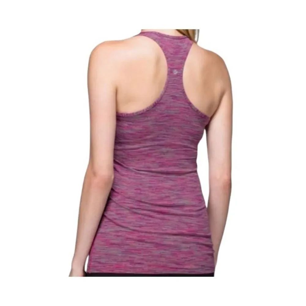 LULULEMON Cool Racerback Tank Wee Are From Space Jewelled Magenta Size 4